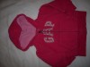 Pink Baby GAP Logo Fleece Zip Top Hoodie 12-18 mths GC  