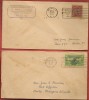 PHILIPPINES 2 COVERS FLIGHT VON GRONAU+REIN-LORING,1933 