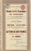 SPAIN / CHEMIN DE FER ECONOMIQUES EN CATALOGNE 