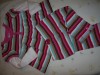 GAP 2pc suit pink stripe baby doll leggings 12-18 EUC  