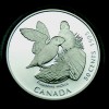 50 cent silver Atlantic Puffin - Birds of Canada series 