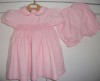 BABBLE BOOM **GORGEOUS** SMOCKED DRESS SET 3-6 MTHS 