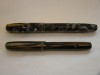 lot #10 Two OLD VINTAGE FOUNTAIN PENS - MOORE,WALTHAM. 