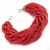 Stunning jewelry red Coral Beads Bracelet 