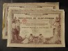 HOUILLERES DE SAINT ETIENNE LYON 1926 LOT DE 2 ACTIONS 