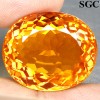 46.63 ct AAA Oval Golden Yellow Natural Citrine NR! 