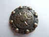 VINTAGE  ORITZA WHITE METAL BROOCH MEXICAN  DESIGN? 