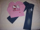 CONJUNTO DE HELLO KITTY T 6 AÑOS, VAQUERO Y CAMISETA 