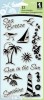 New INKADINKADO 13 Clear Stamp Set COASTAL 97521 