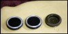 THREE C-MOUNT LENS HOLE PORT CAPS BEAULIEU BOLEX 16MM  