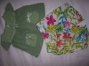 ** Monsoon Girl Top and Trousers Green 0-3 EUC ** 