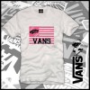 VANS SKATEBOARD USA STREETWEAR CLUB DC LOGO T-SHIRT L 