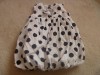 M&S black & white spotty puffball dress EUC 9-12m 