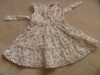 Strawberry Faire polka dot ruffled dress 6-12m EUC  