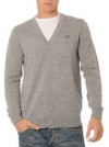 FRED PERRY 100% MERINO WOOL CARDIGAN 