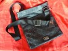 Versace Black Leather Messenger Bag 100% genuine BNWT 