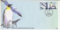 NEW ZEALAND,2001 ANTARCTICA ISSUE BIRDS-PENGUINS FDC 