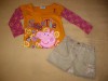 PEPPA PIG + MARKS & SPENCER 2 TOP SKIRT SET girl 18-24  