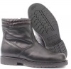 Mens PIPER Black Leather Boots Size 8 (42) 