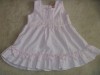 Mini Mode pink gingham crinkle dress EUC 6-9 months 