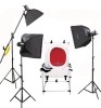 3 Studio Flash/Strobe, 3 softbox, 228 Watt Strobes 