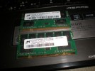 MICRON 2X512MB 1gb kit DDR PC2700 333MHZ LAPTOP TESTED  