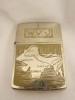 WWII Trench Art Lighter - Map of India 