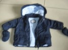 MAYORAL STUNNING BLUE COAT AGE 3MTH GLOVES AND HOOD 