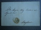 CARTA AÑO 1865 CERVERA A ANGLESOLA LLEIDA 