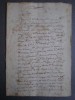 MANUSCRITO AÑO 1824 VILLA LERÍN NAVARRA 