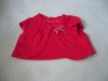 TRENDY BABY GIRLS RED SHORT-SLEEVE SHRUG - 12-18 MTHS 