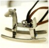 R'18 Retro Style Necklace Little Rocking Horse Pendant 