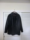 GAP Mens Black Leather Jacket. Size L 