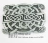 Celtic Style Weave Belt Buckle Celt Irish Gothic COOL 