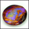 11.03 ct. NATURAL GENUINE CAB MULTI COLORS BOULDER OPAL 