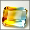 7.07 ct. EXCELLENT VVS BI-COLOR AMETRINE FROM BRAZIL 