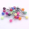 13x14g UV Body Jewellery Tongue Bar Ring Wholesale,1374 