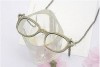 R44 Retro Fashionable Bronzen Glasses Necklace Pendants 