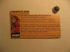 1982 GI JOE GRAND SLAM ACCESSORIES + FILECARD 