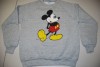 Vintage Mickey Mouse Sweat Shirt Gray Small/Medium 