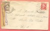 1936 SPAIN CIVIL WAR MILITARY CENSORED COVER TO USA 