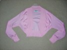 BNWOT SIZE 20 BABY PINK LONG SLEEVE BOLERO/ SHRUG  