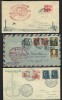 1948-51 Spain 3 Event/First Flight Covers to USA (B330 