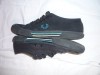 fred perry size 7 black canvas shoes 