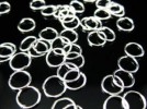 250pcs Charm silver plated jump rings 8mm NEW k604_4 