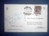 SPAIN 1955 NICE P. CARD , POSTMARK FALANGE SINDICATOS 