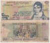 GUATEMALA TWENTY QUETZALES DATE 6 DE ENERO DE 1988 