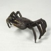 H321: Japanese traditional crab statue of Copper ware. 