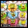 *CDL LOTE DE 5 ORIGINALES CHAPAS DE BOB ESPONJA NUEVAS  