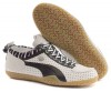 Mens PUMA White Leather Trainers Size 8 (42) 